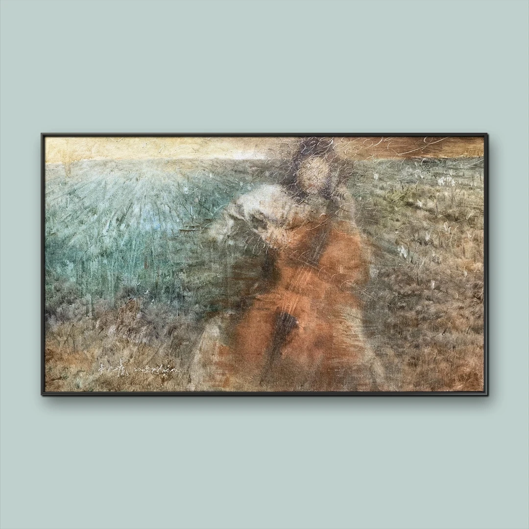 卢大虎原创作品75*130厘米