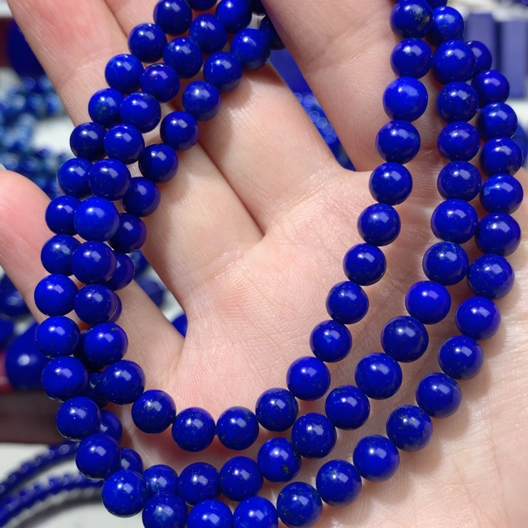 青金石未镶嵌手链6m108