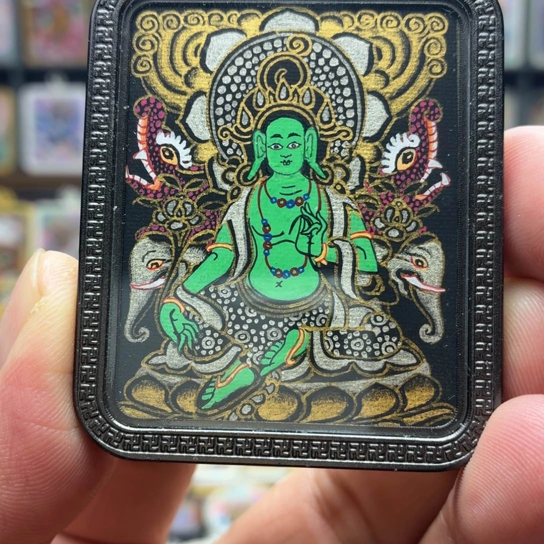 吊坠纯手绘绿妈妈福利卡