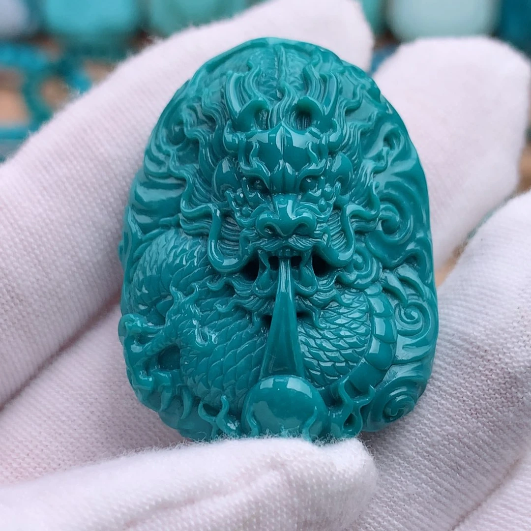 未镶嵌绿松石珠宝奇石