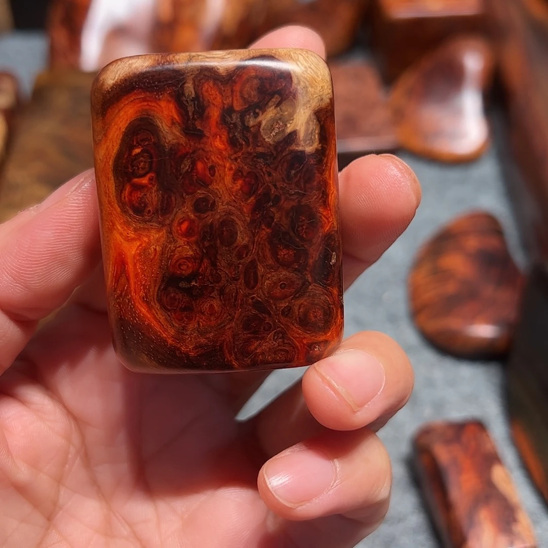 用***3染料紫檀（血檀）赞比亚血檀留疤料