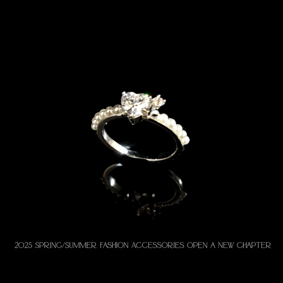 铜合金戒指 镀K金 2025款C2174【甜珠蜜心】BOBAOLI 戒指