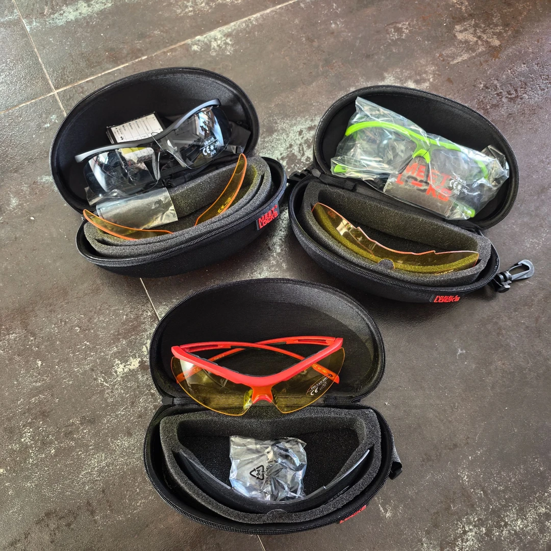 户外运动骑行运动眼镜超轻护目防风沙便携双镜片