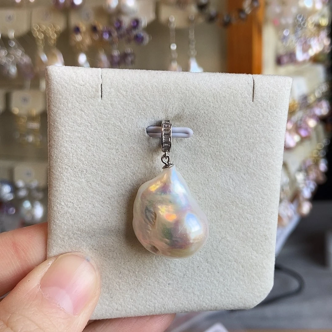 吊坠(不含链)淡水珍珠合金特价1001