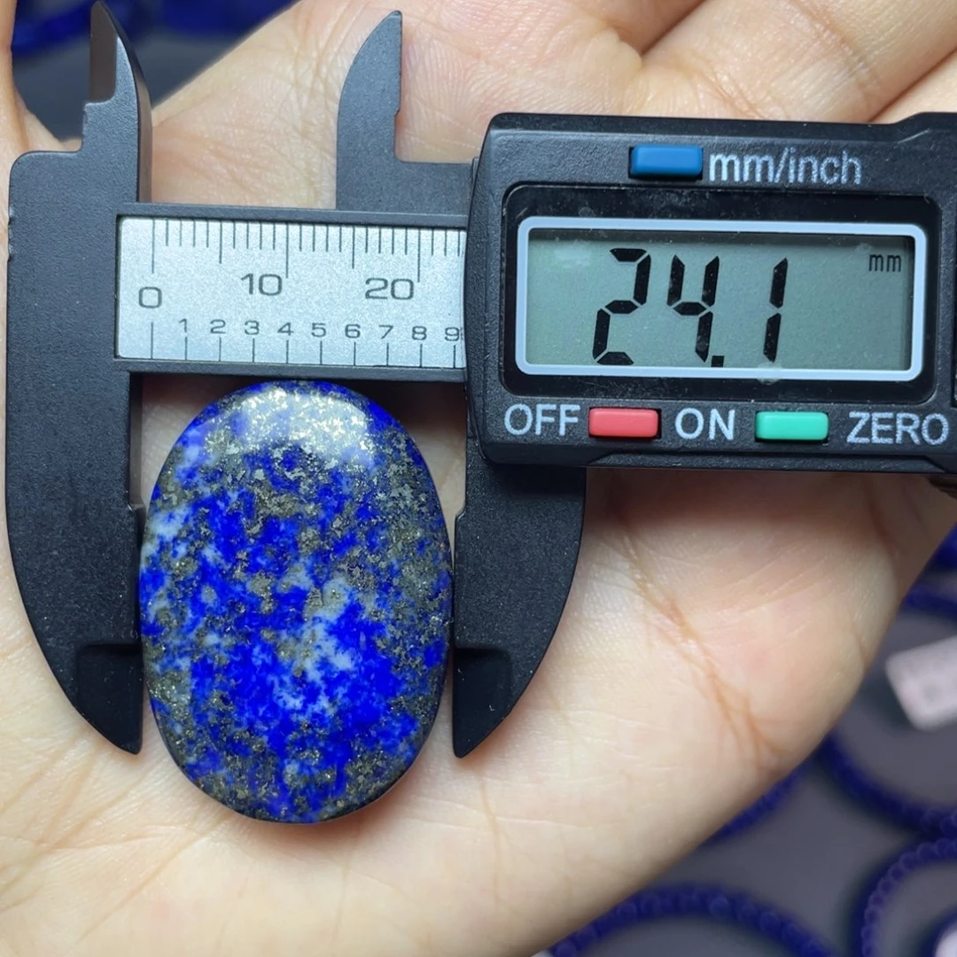 未镶嵌青金石24×34mm裸石蛋面配饰