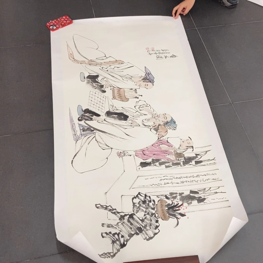 赤***驹国画墨鱼精品墨鱼精品