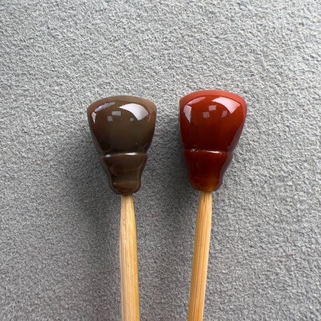 南红玛瑙未镶嵌（包浆三通10+）发一