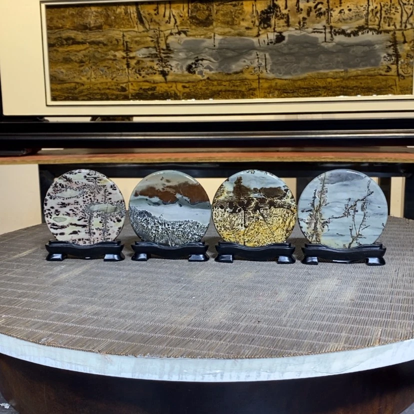 【闪购商品】广西国画石草花石