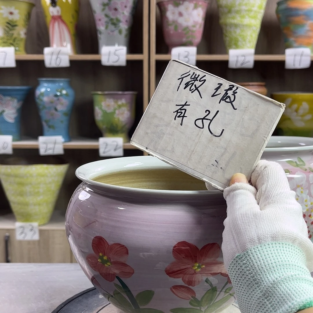 景德镇陶瓷花盆花盆