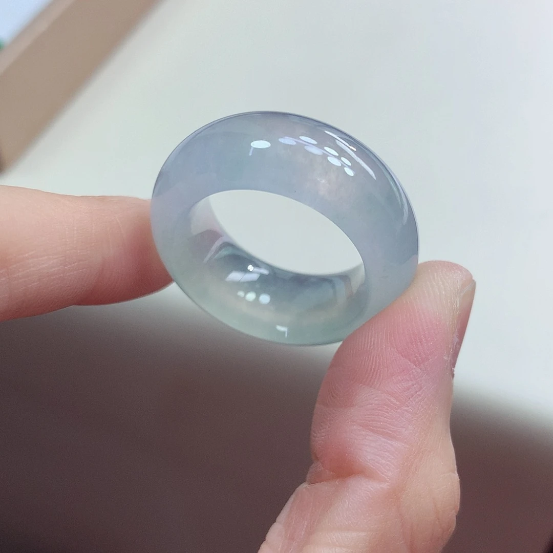 翡翠未镶嵌戒指22-23号