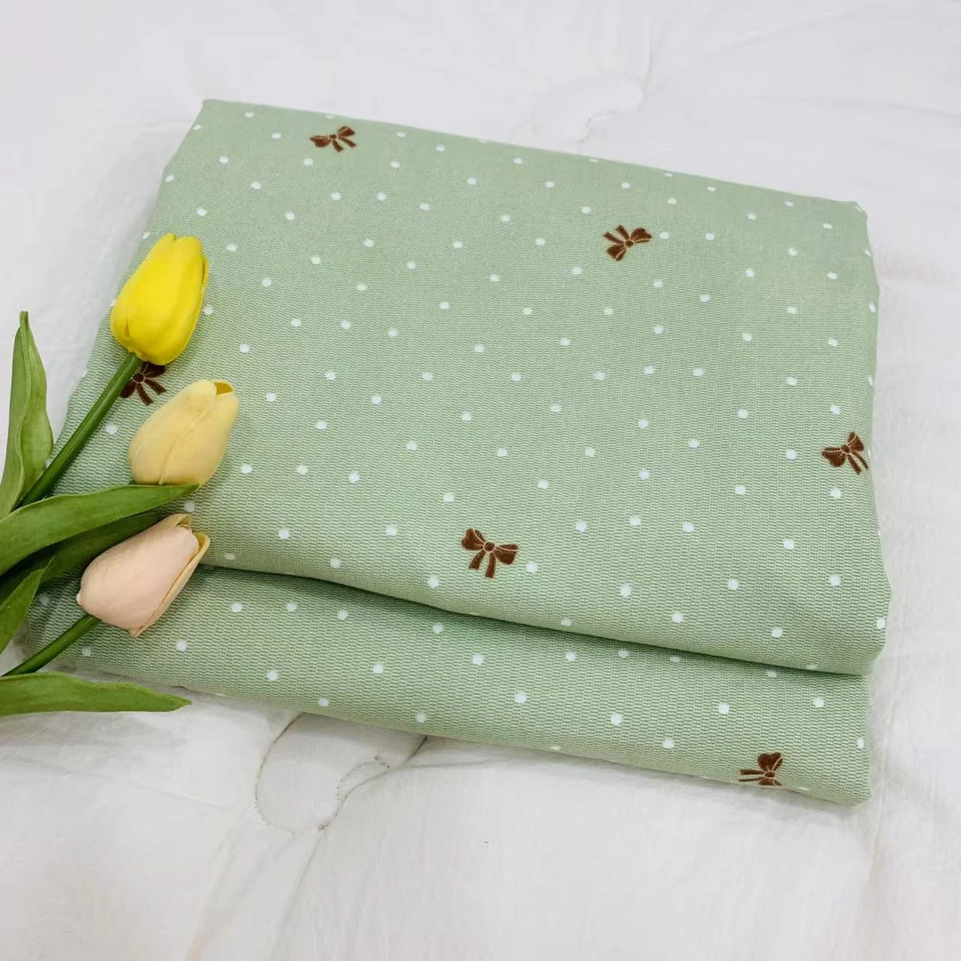 【绿底蝴蝶结】-2X2.4加厚磨绒小辣椒床单一条速热保暖柔软亲肤