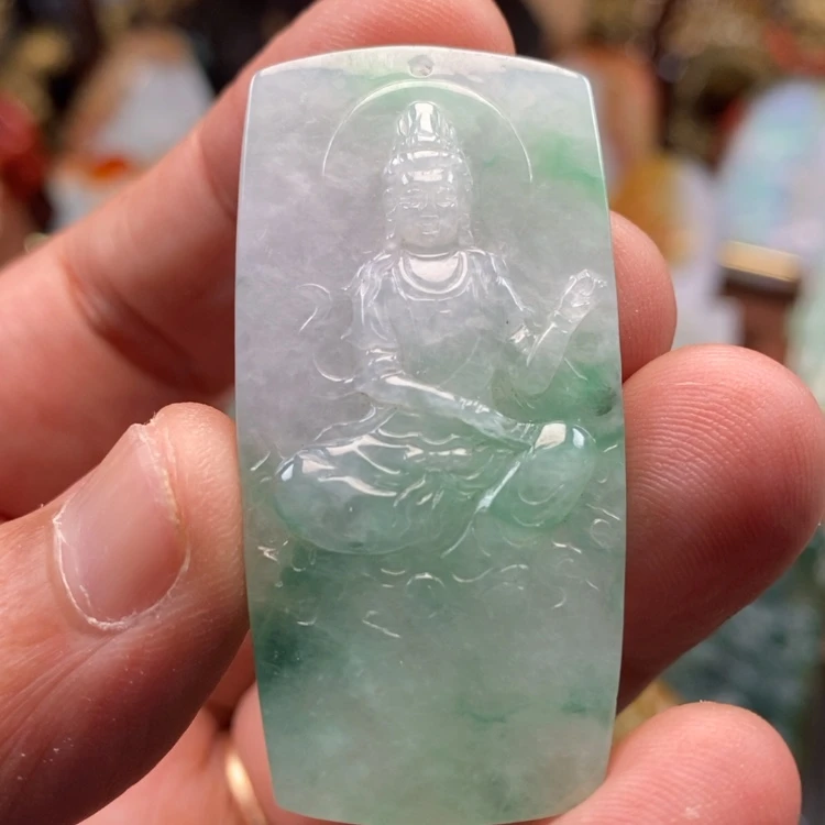 【闪购商品】颈饰未镶嵌翡翠缅甸翡翠A货吊坠