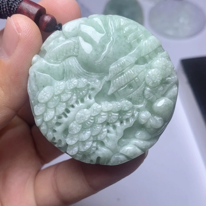 颈饰未镶嵌翡翠翡翠