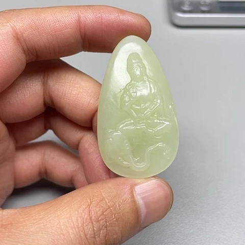 和田玉吊坠(不含链)未镶嵌哥*