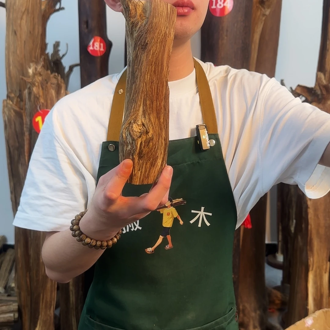 沉香摆件天然沉香原木摆件➕底座