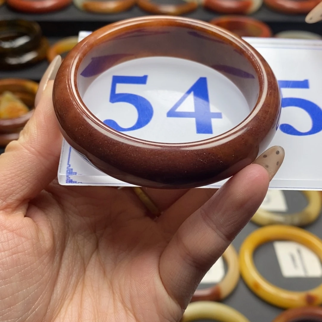 石英质玉（黄龙玉）手镯未镶嵌