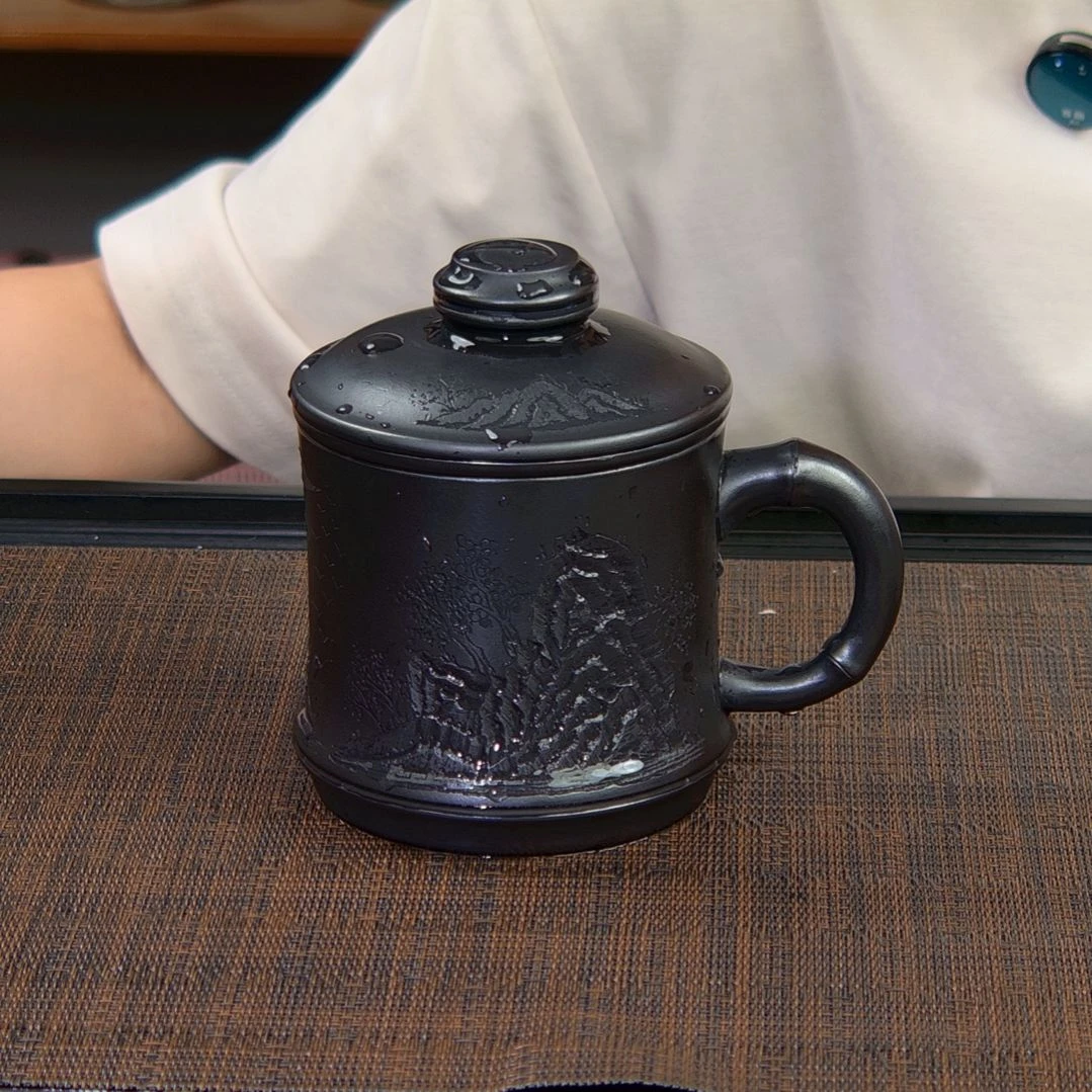 茶杯紫砂高货放漏