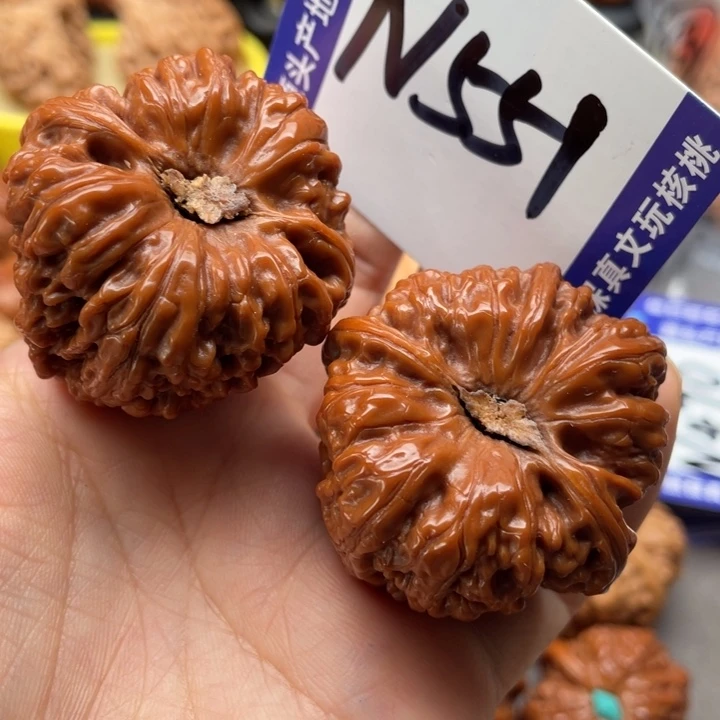 文玩核桃把件大凹底42尺