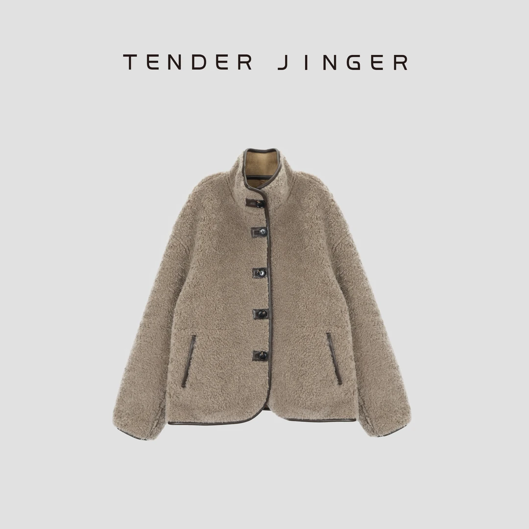 Tender Jinger｜线下专供 复古两面穿羊毛绒外套T54AAS41034