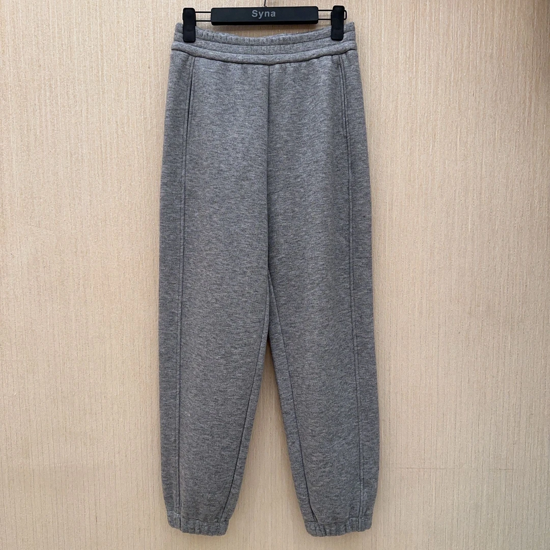 syna轻氧运动 松紧高腰束脚休闲运动卫裤