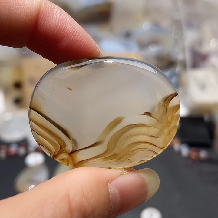 玛瑙/玉髓未镶嵌吊坠(不含链)