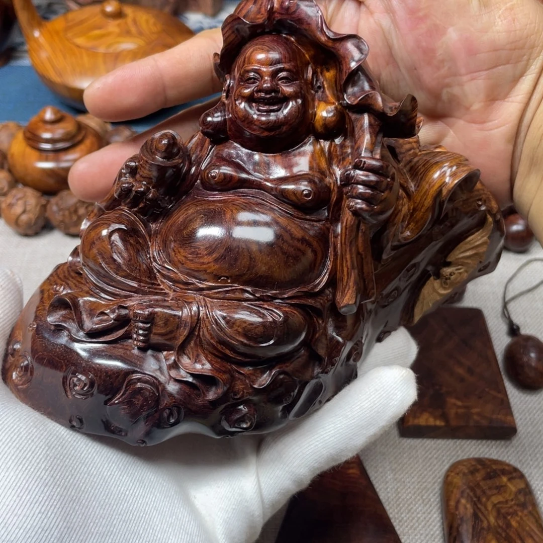 将***军黄花梨/降香黄檀手把件