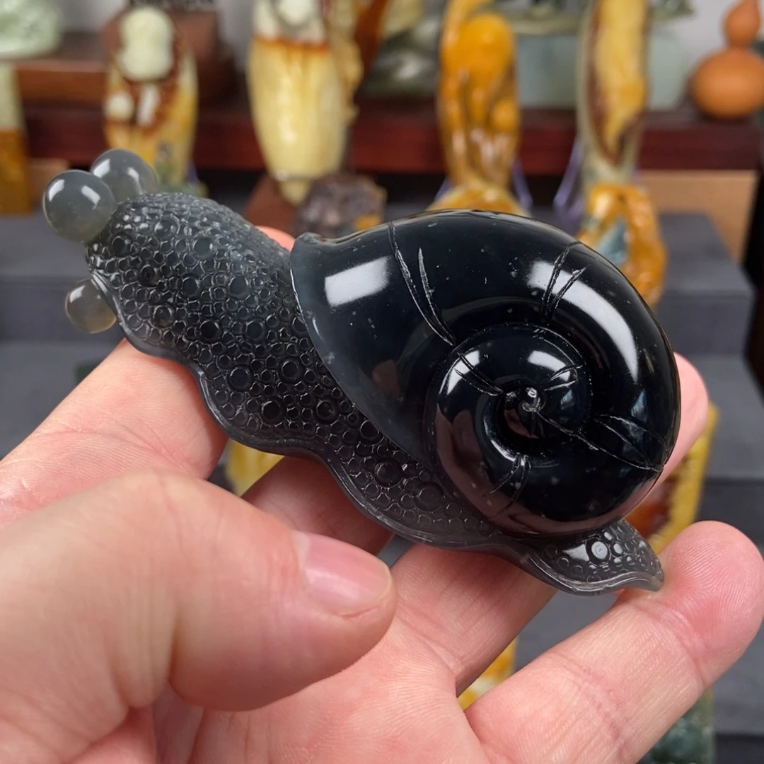 岫玉未镶嵌手把件