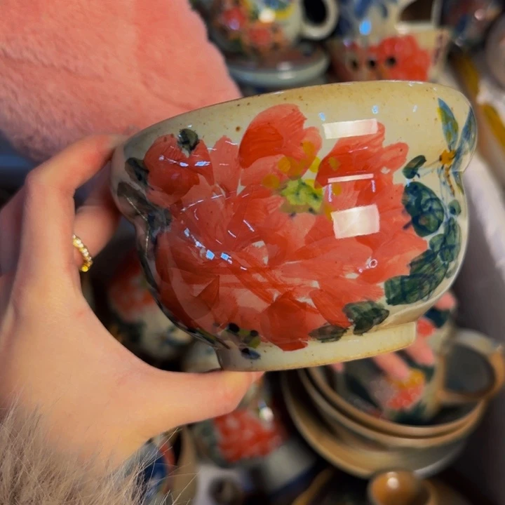 瓷片景德镇陶瓷手工手绘