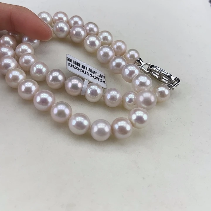 淡水珍珠银S925镶嵌颈饰➕10-11高品极光炫彩