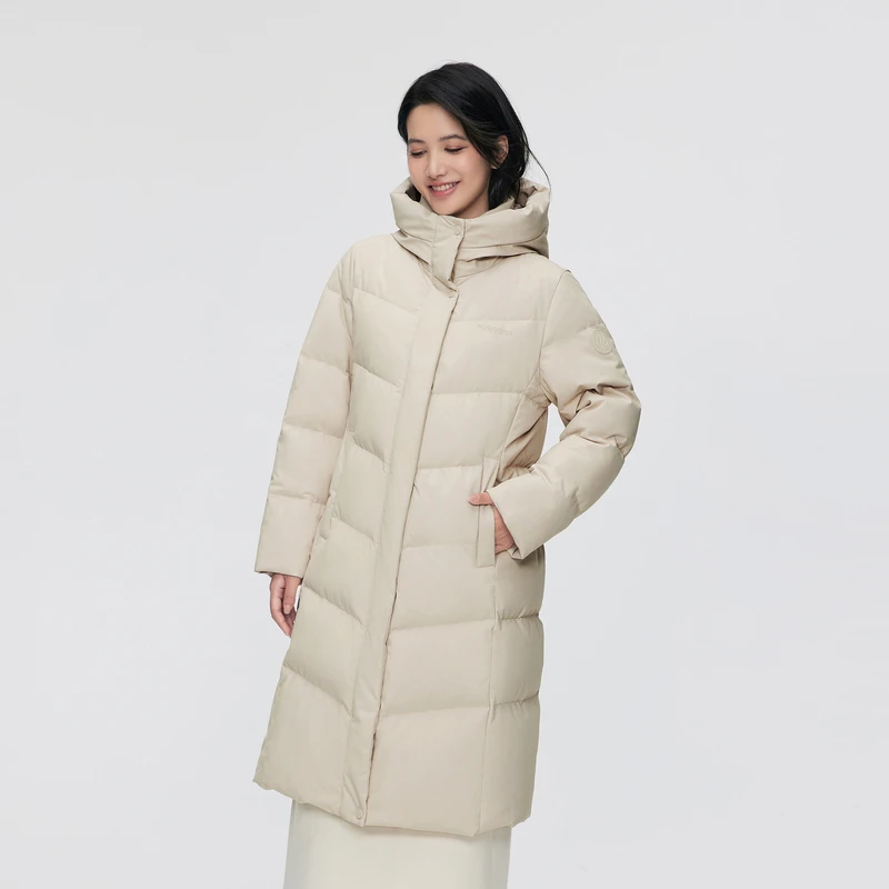 【波司登】2024新款冬季90绒女中长款经典加厚保暖羽绒服B40145116