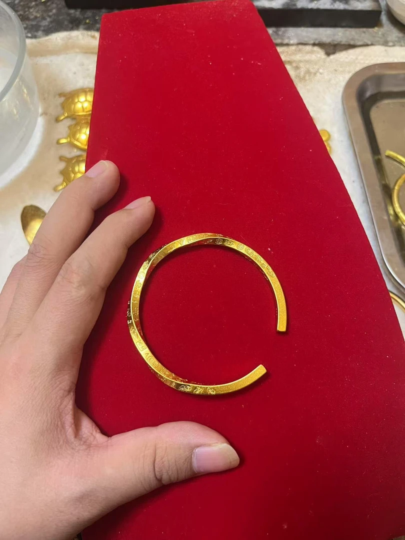 炉内提炼金豆豆改款吉言麻花链接 可佩戴