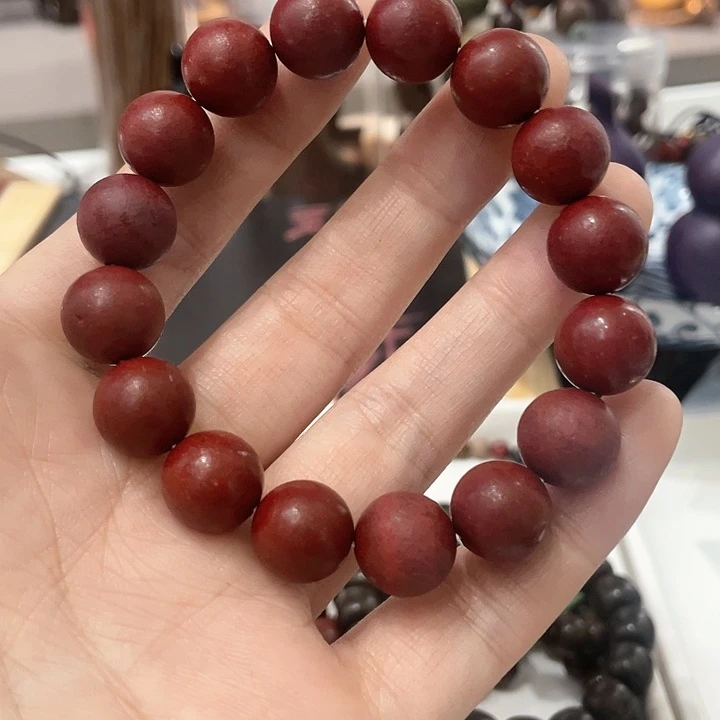 泥塑合香珠花蕊夫人1.2手串