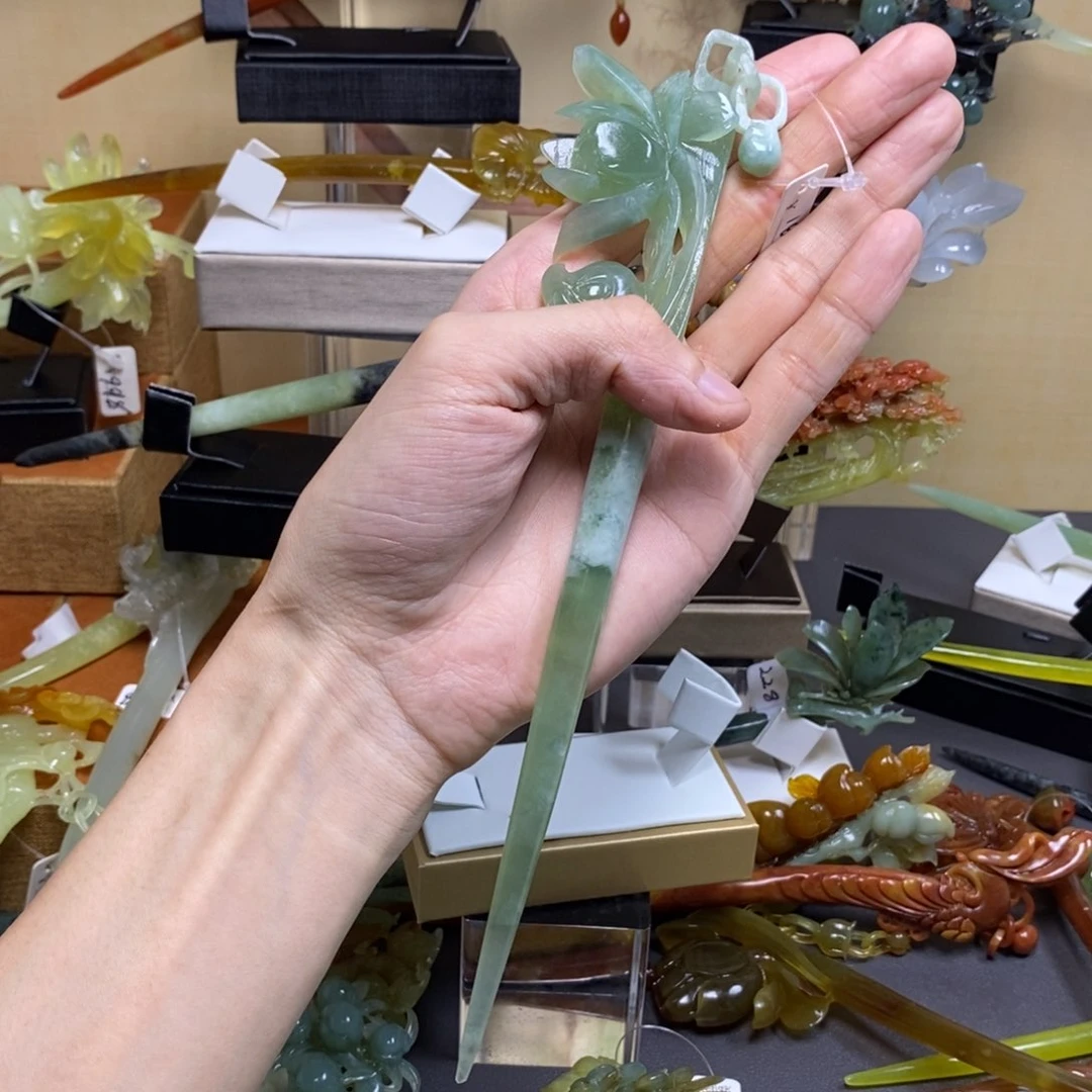 岫玉发簪未镶嵌陈*曦