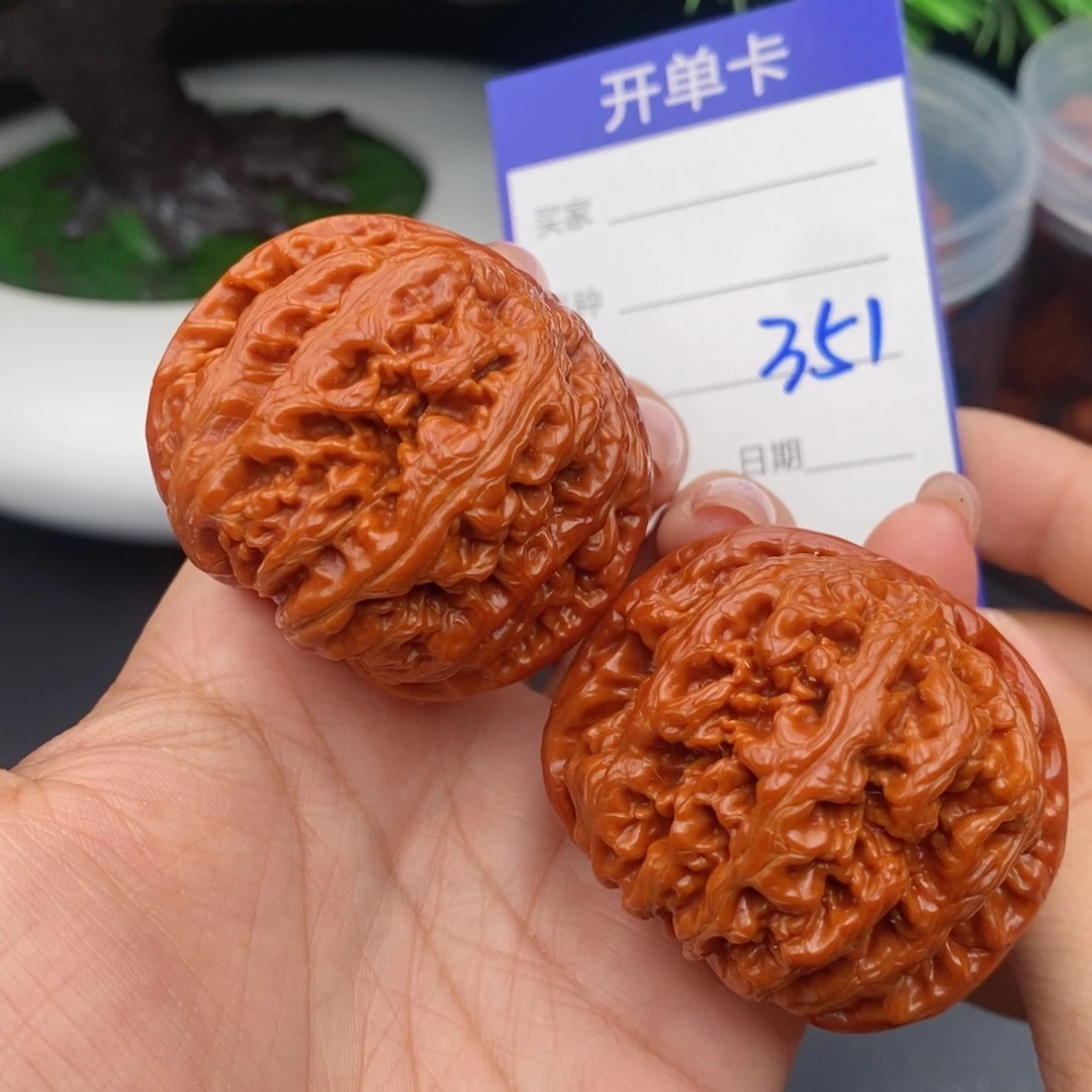 文玩核桃把件46粗筋351