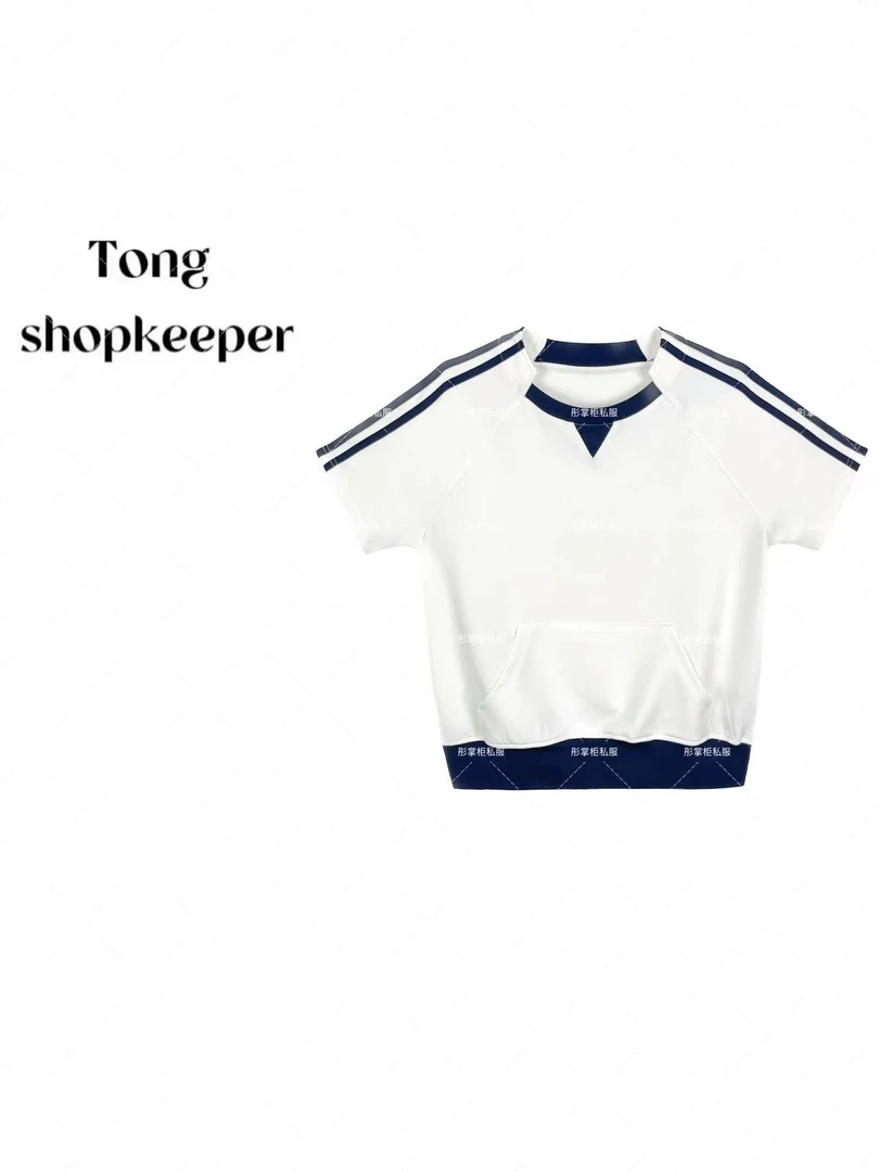 QJ/彤掌柜1682080 夏款2025升级齿轮领口莱赛尔天丝显瘦上衣