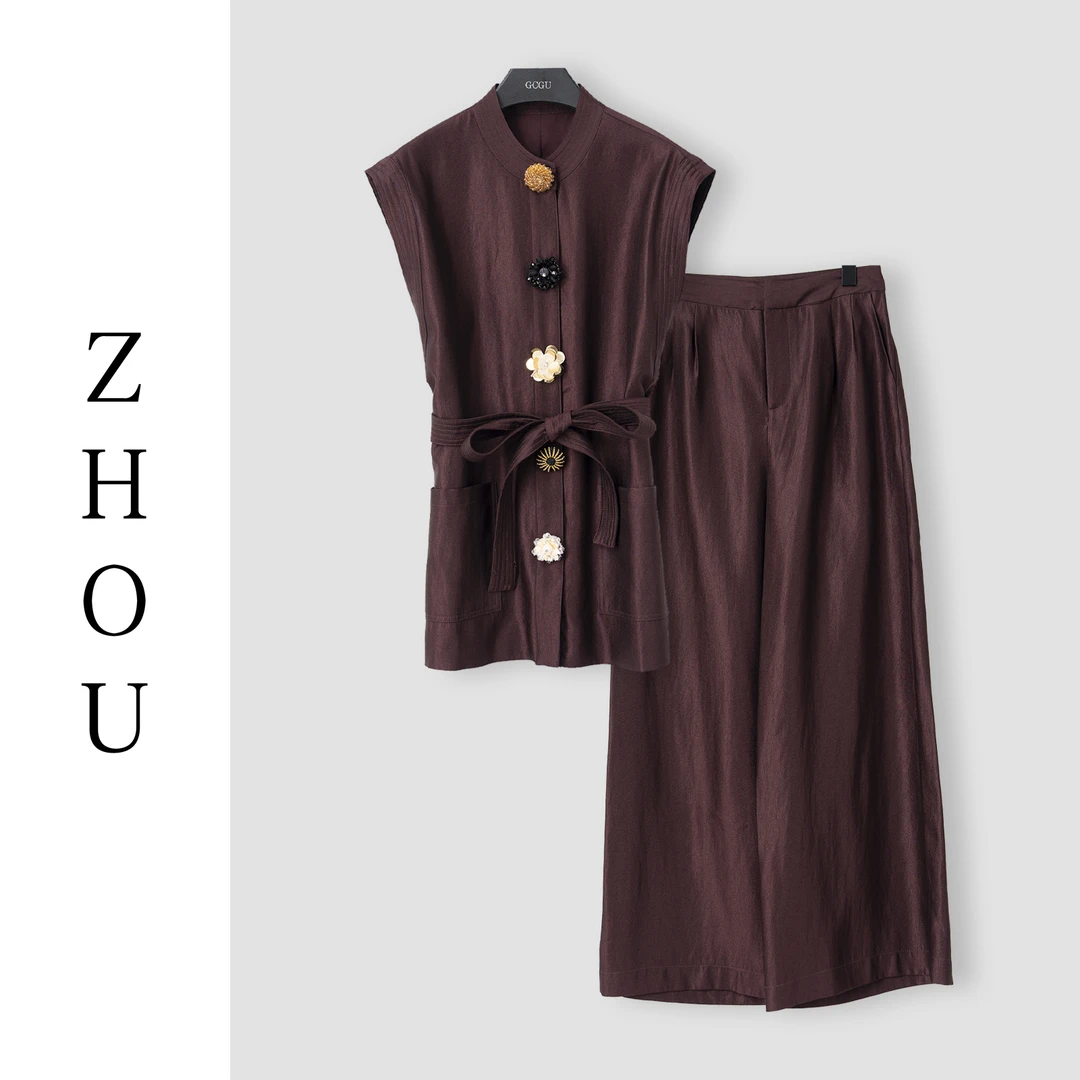 （周哥甄选）紫色时尚套装-23278