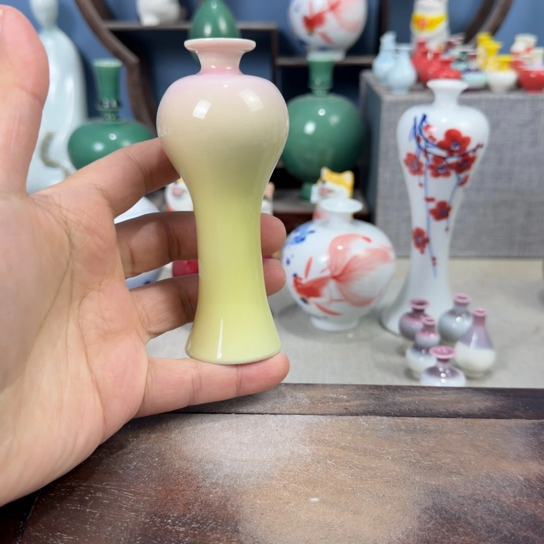 陶瓷手工小花器摆件