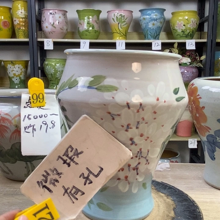 景德镇高温陶瓷花盆
