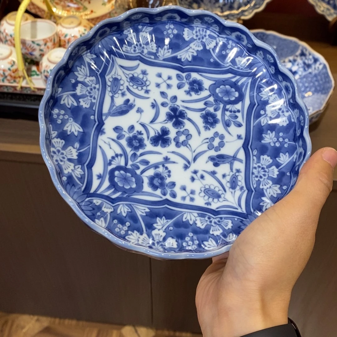 瓷片平盘16厘米 小杨瓷器陶瓷