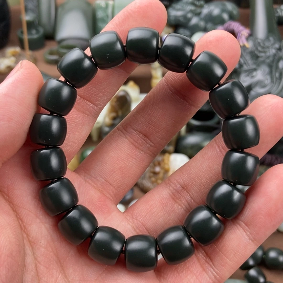 和田玉手串未镶嵌