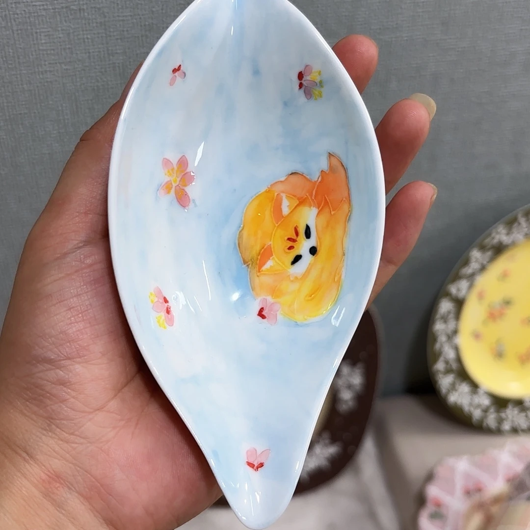 手绘高温釉下彩陶瓷