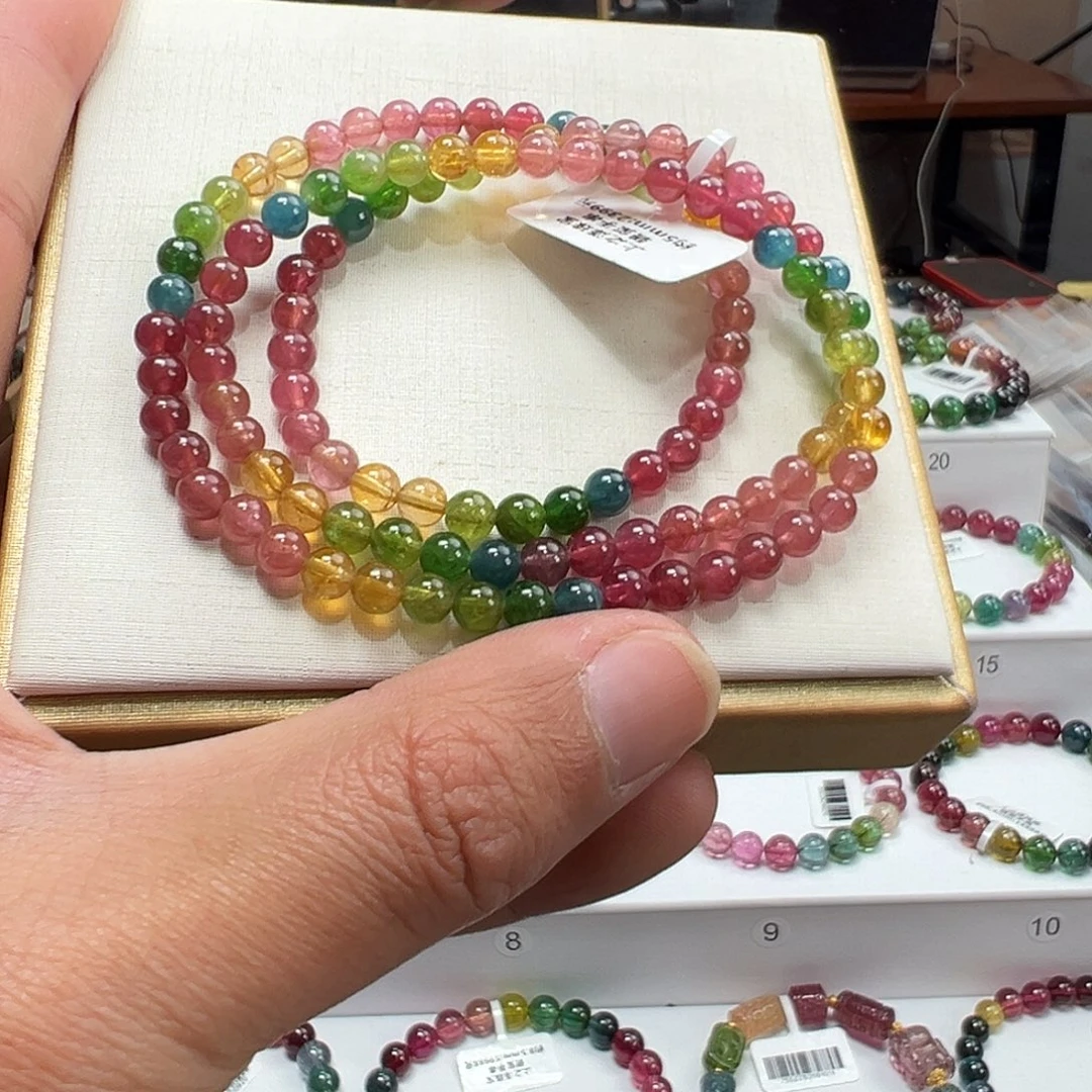 碧玺手串未镶嵌5mmmmmmmm