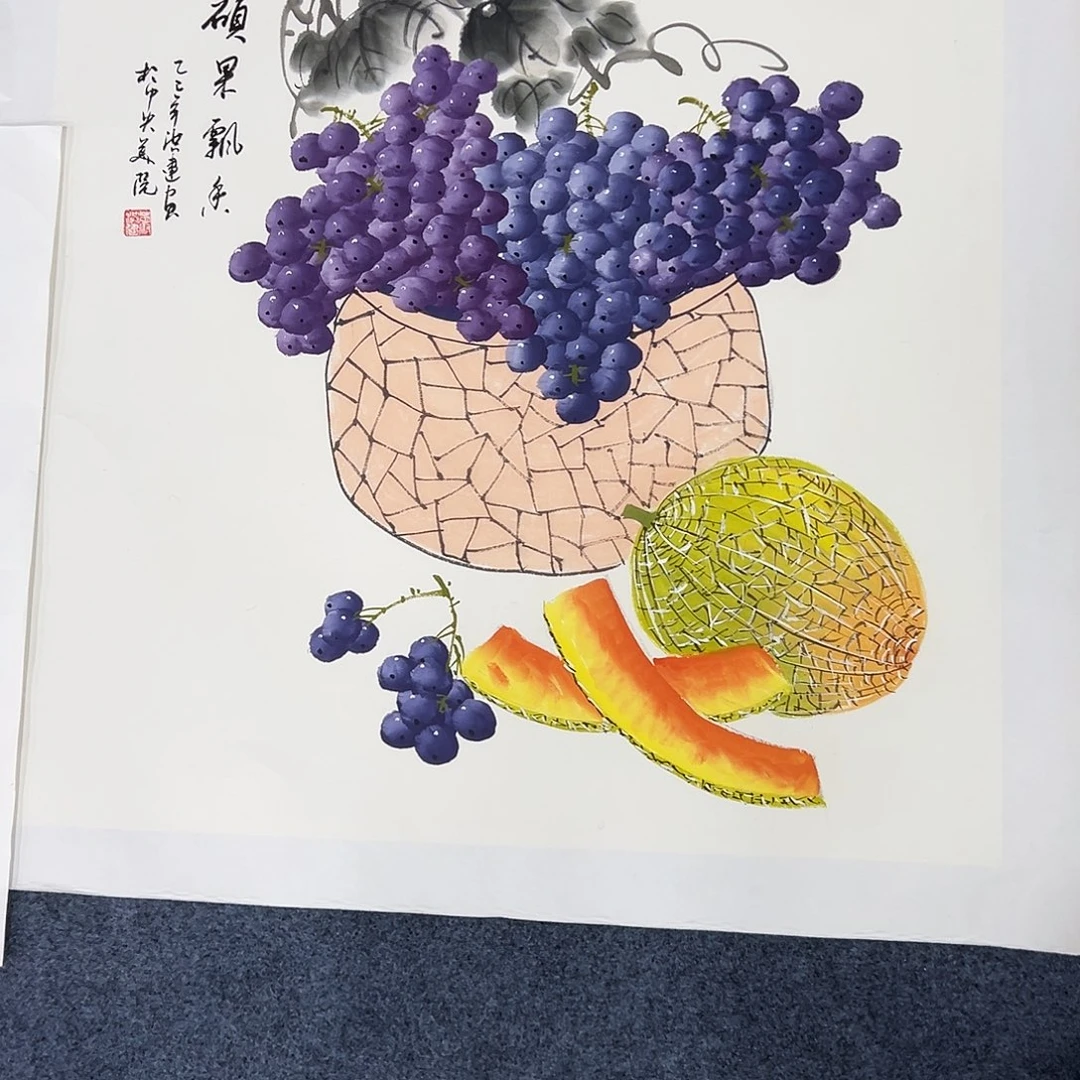 国画国画作品宣纸纯手绘