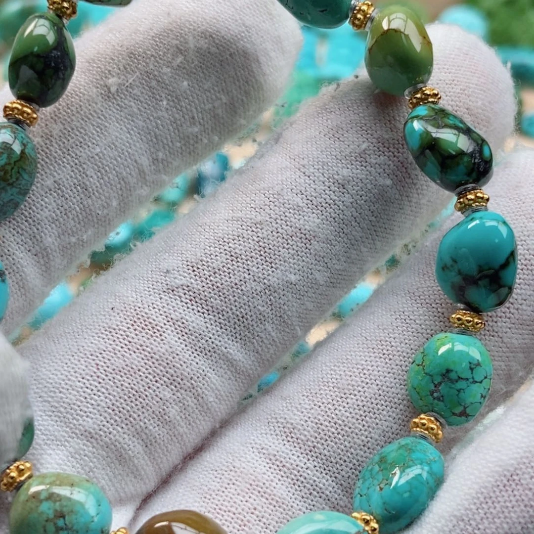 绿松石未镶嵌天然原矿绿松石