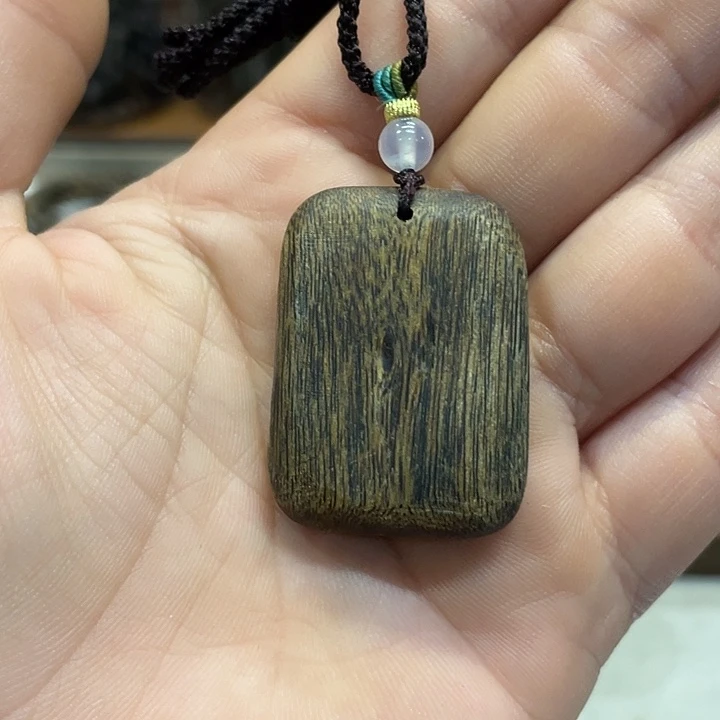 沉香吊坠奇楠挂件红油老料