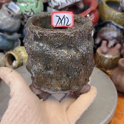 粗陶花盆手工花盆制