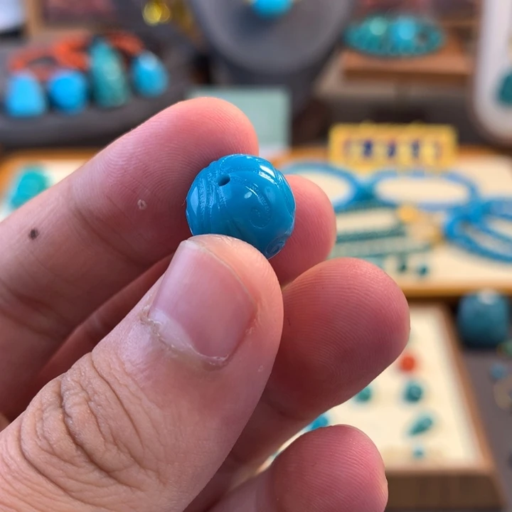 小***：未镶嵌绿松石珠宝奇石