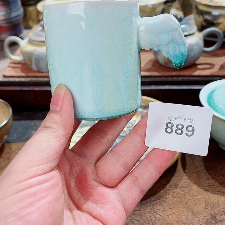 沁庐柴窑古法柴烧全手工茶具