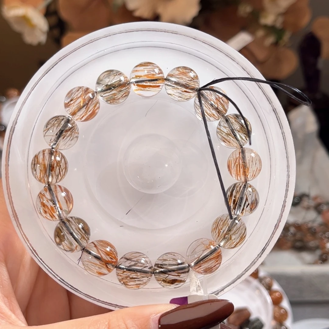 水晶手链未镶嵌黑金超七12