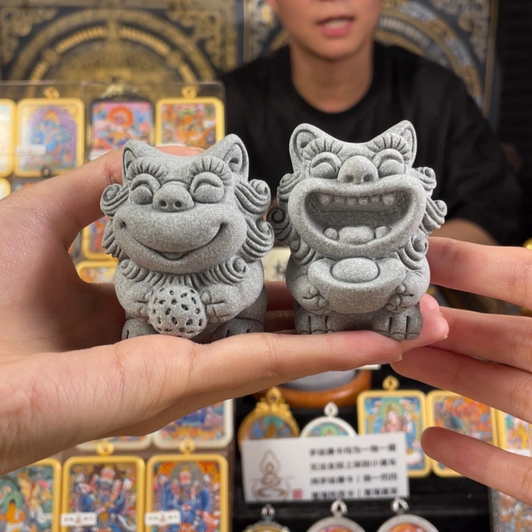 吊坠小鱼热贡手绘艺术